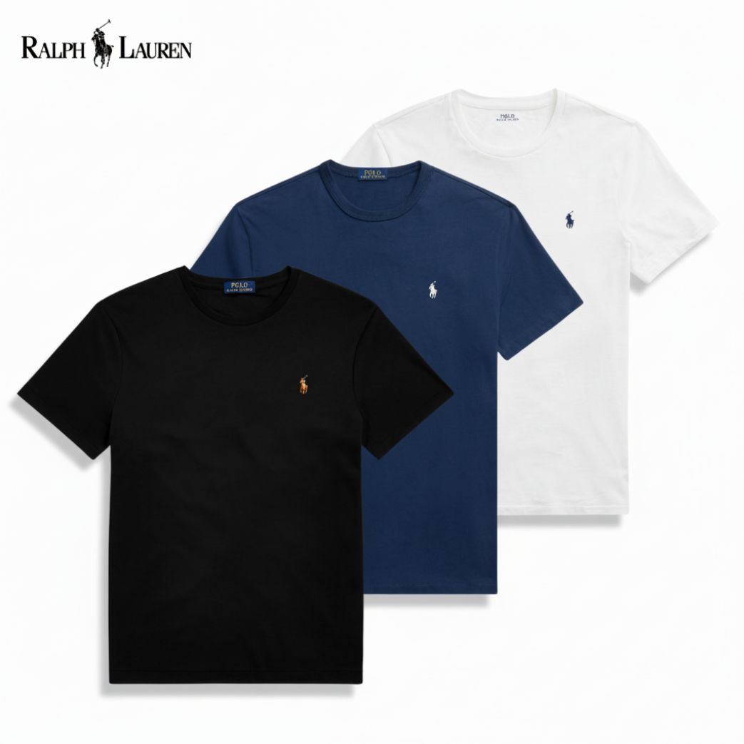 RALPH LAUREN – Heritage Essential T-Shirts (3er-Pack)